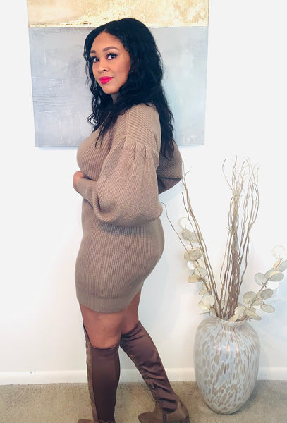 Mocha Mock Dress